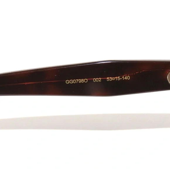 Gucci GG0798O 002 53 0798O Havana Eyeglasses 0798
